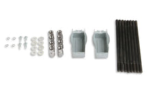 Load image into Gallery viewer, Mr Gasket Mr. Gasket Cast Aluminum Ball Milled Center Bolt Valve Covers - Polished 6856G - Installation View