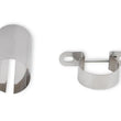 Load image into Gallery viewer, Mr Gasket Mr. Gasket Chrome Coil Holder Bracket with Bolt - Horizontal  Mount 9777 - Side View