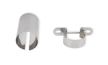 Load image into Gallery viewer, Mr Gasket Mr. Gasket Chrome Coil Holder Bracket with Bolt - Horizontal  Mount 9777 - Side View