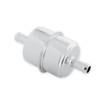 Load image into Gallery viewer, Mr Gasket Mr. Gasket Chrome Fuel Filter - Fits 3/8 Inch Hose 9746 - Side View