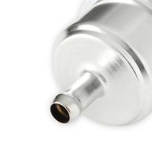Load image into Gallery viewer, Mr Gasket Mr. Gasket Chrome Fuel Filter - Fits 3/8 Inch Hose 9746 - Installation View