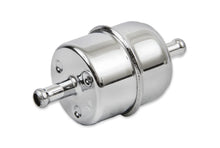 Load image into Gallery viewer, Mr Gasket Mr. Gasket Chrome Fuel Filter - Fits 5/16 Inch Hose 9745 - Side View