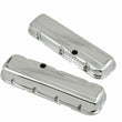 Load image into Gallery viewer, Mr Gasket Mr. Gasket Chrome Short-Style Valve Covers with Baffles 9803