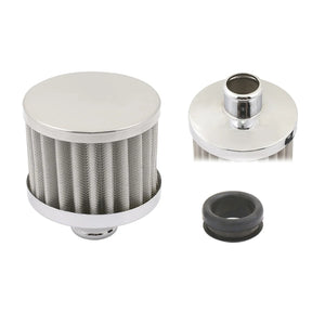Mr Gasket Mr. Gasket Chrome Valve Cover Breather - Push On Style 2049G