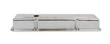 Load image into Gallery viewer, Mr Gasket Mr. Gasket Chrome Valve Covers - Dual Cap Holes 9800 - Back View