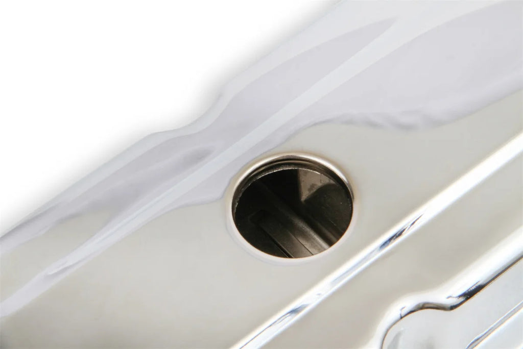 Mr Gasket Mr. Gasket Chrome Valve Covers - Dual Cap Holes 9800 - Additional View 6