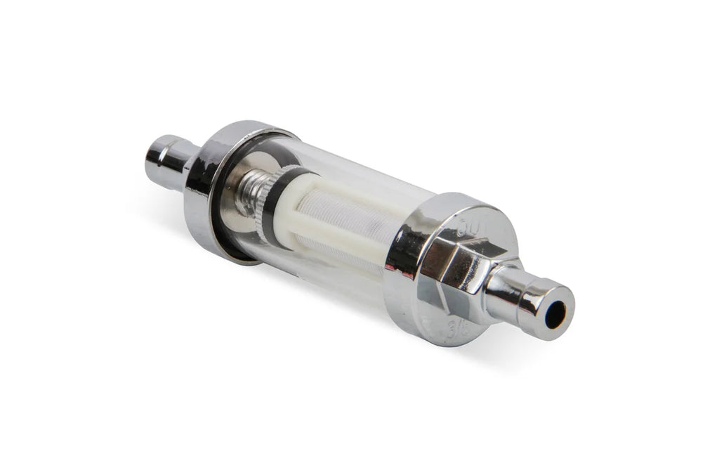 Mr Gasket Mr. Gasket Clearview Inline Fuel Filter - 3/8 Inch 9748 - Back View