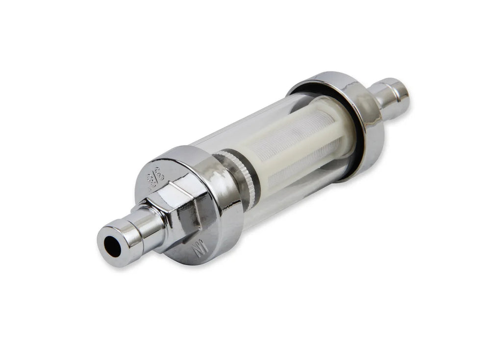 Mr Gasket Mr. Gasket Clearview Inline Fuel Filter - 3/8 Inch 9748 - Installation View