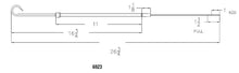 Load image into Gallery viewer, Mr Gasket Mr. Gasket Engine Oil Dipstick &amp; Tube - Chrome 6923 - Side View