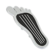 Load image into Gallery viewer, Mr Gasket Mr. Gasket Foot Print Gas Pedal Pad - Aluminum - Chrome &amp; Painted Black Trim - Side View