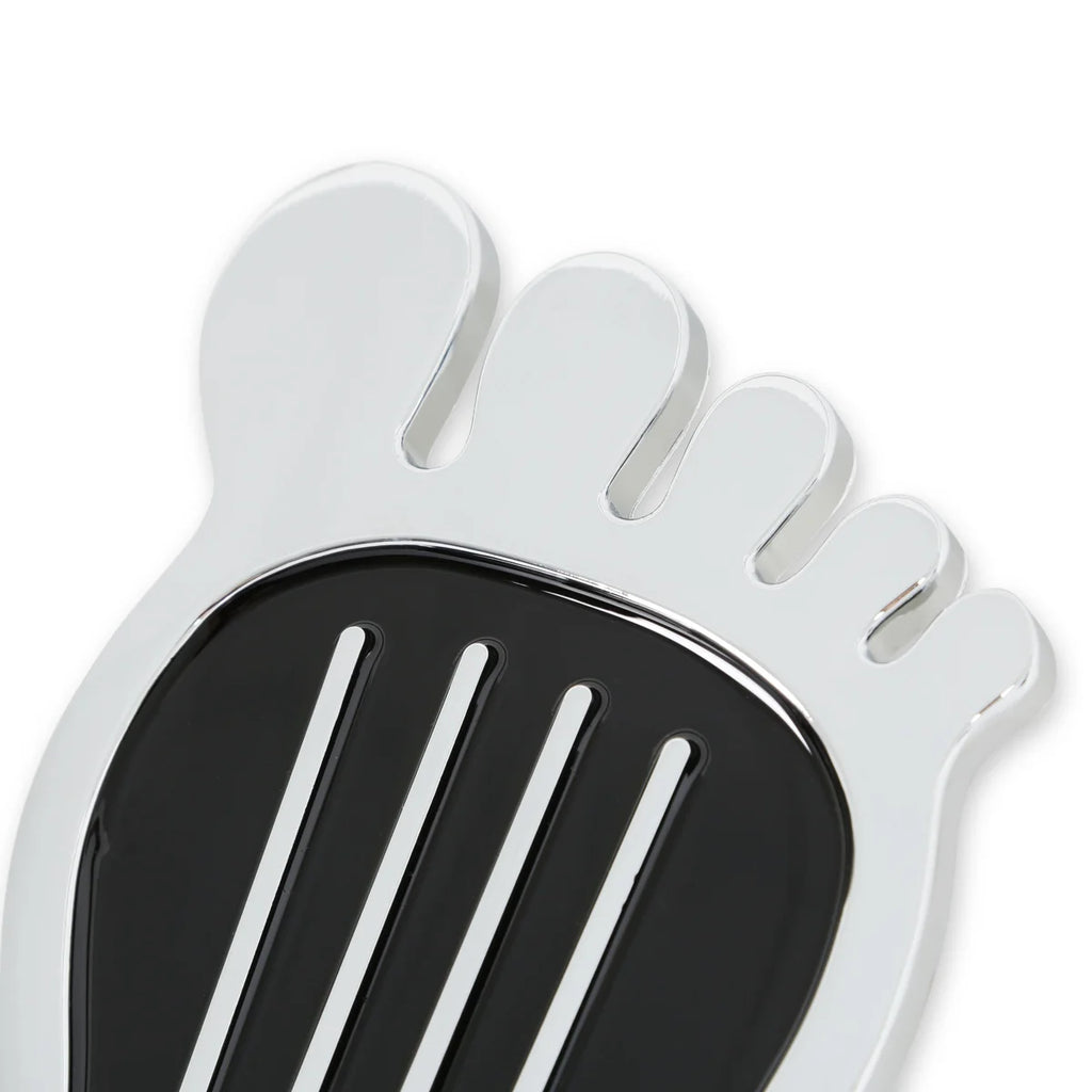 Mr Gasket Mr. Gasket Foot Print Gas Pedal Pad - Aluminum - Chrome & Painted Black Trim - Installation View