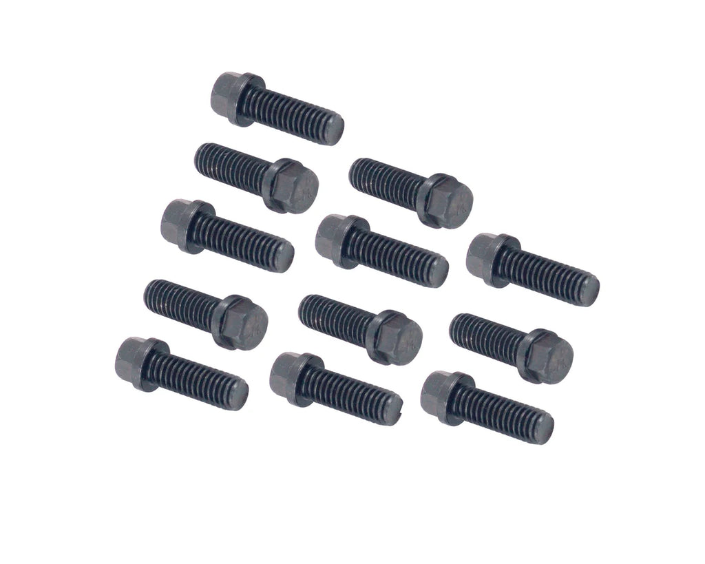 Mr Gasket Mr. Gasket Header Bolts -3/8-16 x 1 Inch Hex Head - Black Oxide 917 - Main Product View