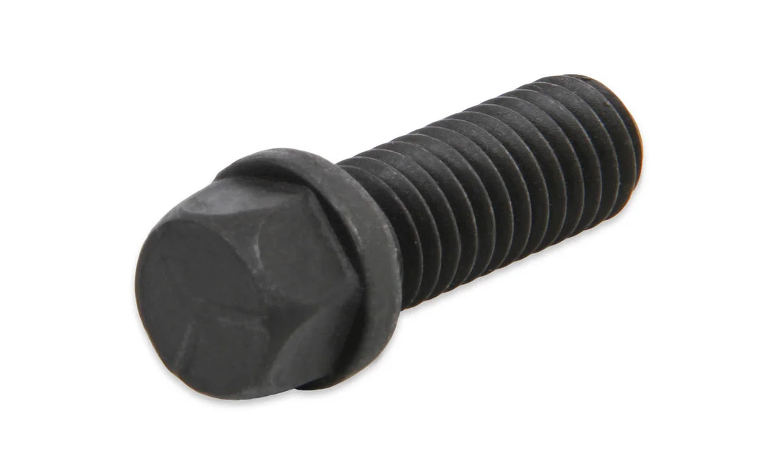 Mr Gasket Mr. Gasket Header Bolts -3/8-16 x 1 Inch Hex Head - Black Oxide 917 - Installation View