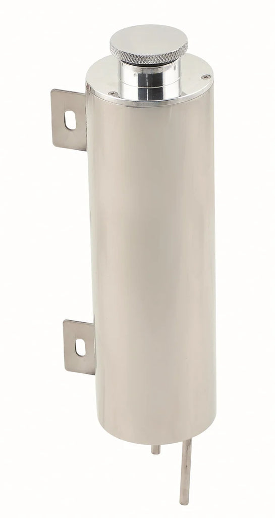 Mr Gasket Mr. Gasket Overflow Tank - 3 Inch Diameter 10" Height Polished Stainless Steel 9133 - Main Product View