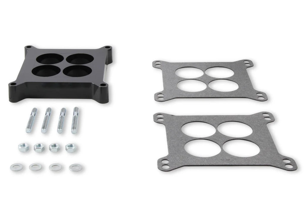 Mr Gasket Mr. Gasket Phenolic Carburetor Spacer - 1 Inch - 4 Hole Center - Side View