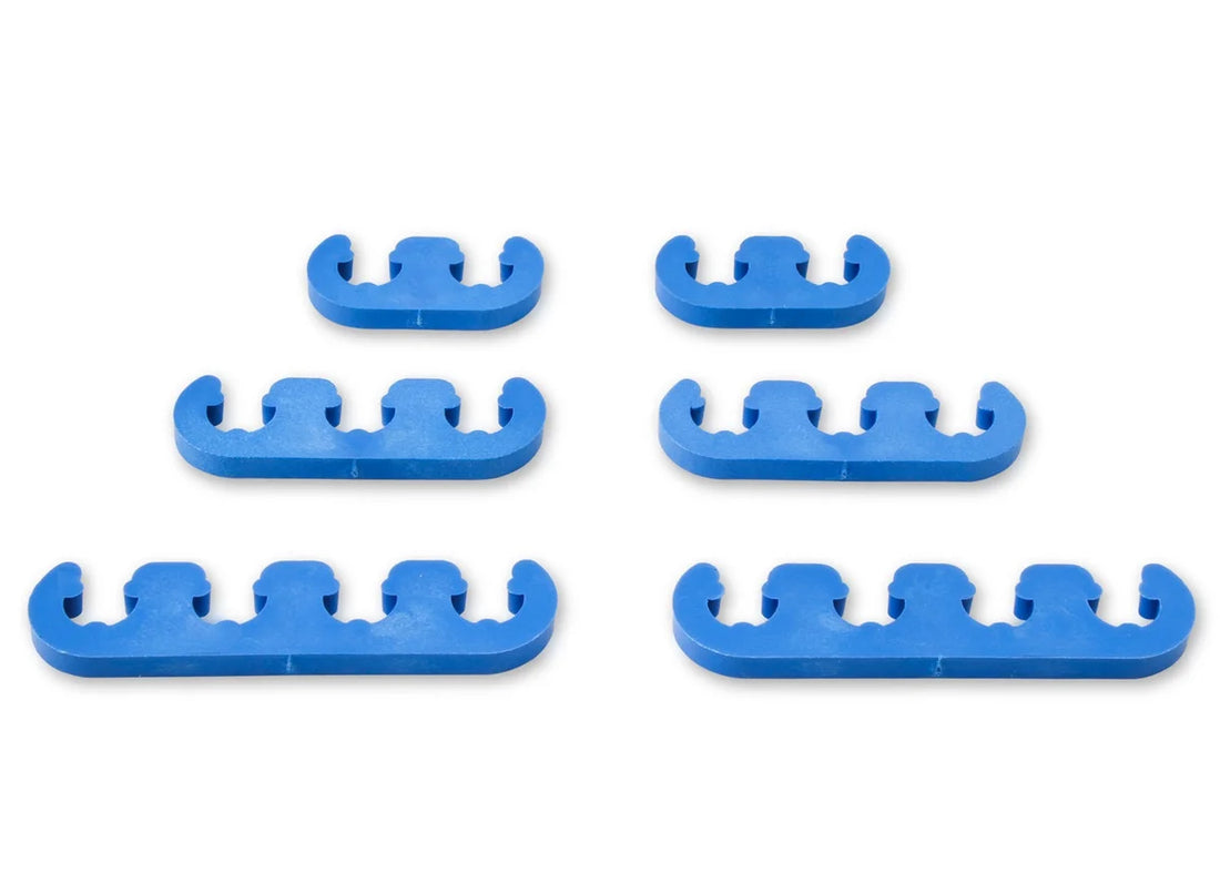 Mr Gasket Mr. Gasket Plastic Wire Separator-Blue 9877 - Side View