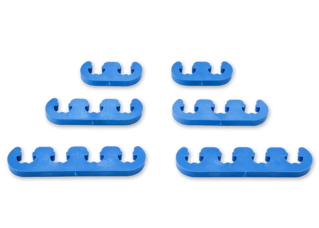 Mr Gasket Mr. Gasket Plastic Wire Separator-Blue 9877 - Side View