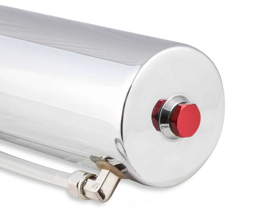 Mr Gasket Mr. Gasket Radiator Fluid Reservoir / Recovery Tank - Polished Aluminum 9135 - Additional View 5