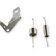 Load image into Gallery viewer, Mr Gasket Mr. Gasket Stainless Throttle Cable Bracket 6092MRG - Side View
