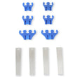 Load image into Gallery viewer, Mr Gasket Mr. Gasket Standard Wire Loom Kit - Chrome / Blue 9881 - Side View
