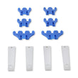 Load image into Gallery viewer, Mr Gasket Mr. Gasket Standard Wire Loom Kit - Chrome / Blue 9881 - Back View