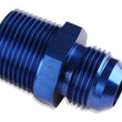 Load image into Gallery viewer, Mr Gasket Mr. Gasket Straight -6 AN To 1/4 Inch NPT Adapter - Blue 481606 - Main Product View