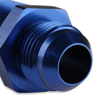 Load image into Gallery viewer, Mr Gasket Mr. Gasket Straight -6 AN To 1/8 Inch NPT Adapter - Blue 481662 - Side View