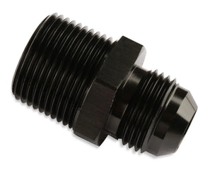 Mr Gasket Mr. Gasket Straight -8 AN To 1/4 Inch NPT Adapter - Black 481607-BL - Main Product View