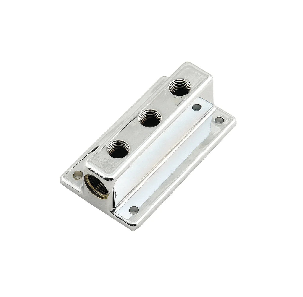 Mr Gasket Mr. Gasket Tee Style Fuel Block with 3 Outlets