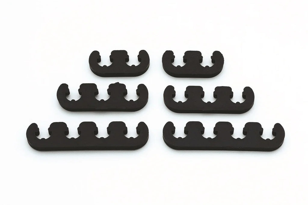 Mr Gasket Mr. Gasket Wire Separators - Plastic - 7 mm / 8 mm - Black 9728 - Main Product View