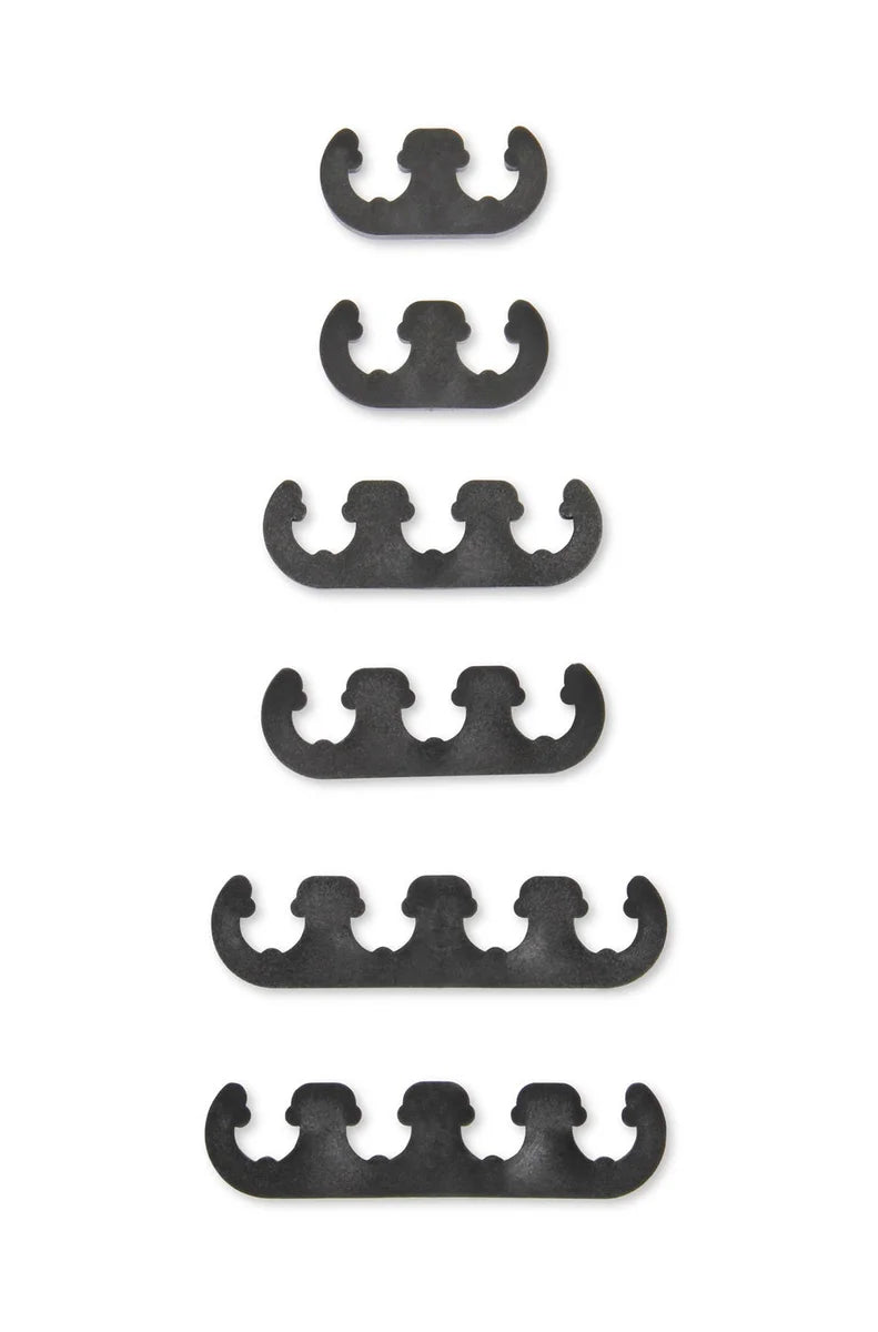 Mr Gasket Mr. Gasket Wire Separators - Plastic - 7 mm / 8 mm - Black 9728 - Side View