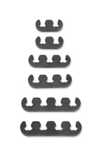 Load image into Gallery viewer, Mr Gasket Mr. Gasket Wire Separators - Plastic - 7 mm / 8 mm - Black 9728 - Back View