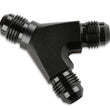 Load image into Gallery viewer, Mr Gasket Mr. Gasket Y Adapter -6 AN -6 AN -6 AN Black 1006-BL - Main Product View