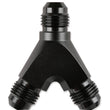 Load image into Gallery viewer, Mr Gasket Mr. Gasket Y Adapter -6 AN -6 AN -6 AN Black 1006-BL - Detail View