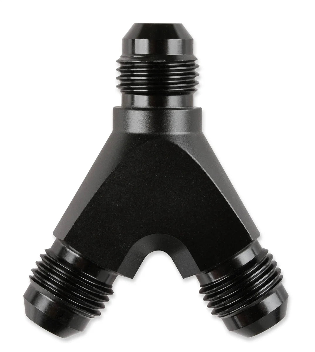 Mr Gasket Mr. Gasket Y Adapter -6 AN -6 AN -6 AN Black 1006-BL - Detail View