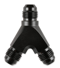 Load image into Gallery viewer, Mr Gasket Mr. Gasket Y Adapter -6 AN -6 AN -6 AN Black 1006-BL - Detail View
