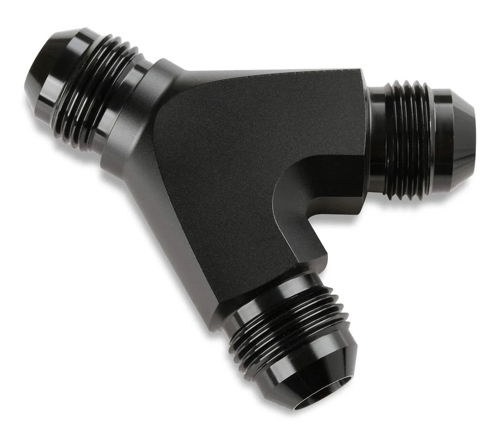 Mr Gasket Mr. Gasket Y Adapter -8 AN -8 AN -8 AN Black 1008-BL - Main Product View