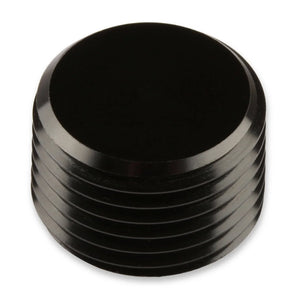 Mr Gasket NPT Plug - 6061 Aluminum Construction 493205-BL - Side View