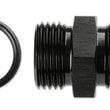 Load image into Gallery viewer, Mr Gasket O-Ring Straight Thread to AN Flare Fitting - 6061 Aluminum Construction 480081-BL - Detail View