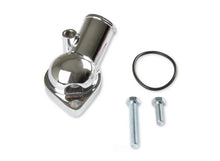 Load image into Gallery viewer, Mr. Gasket O-Ring Style Chrome Water Neck 2661 fits 1966-1975 Chevrolet / GMC - Side View