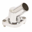 Load image into Gallery viewer, Mr. Gasket O-Ring Style Chrome Water Neck - 45 Degree 9141G fits 1967-1975 Chevrolet / GMC - Side View