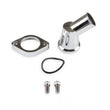 Load image into Gallery viewer, Mr. Gasket O-Ring Style Chrome Water Neck - 45 Degree 9141G fits 1967-1975 Chevrolet / GMC - Back View