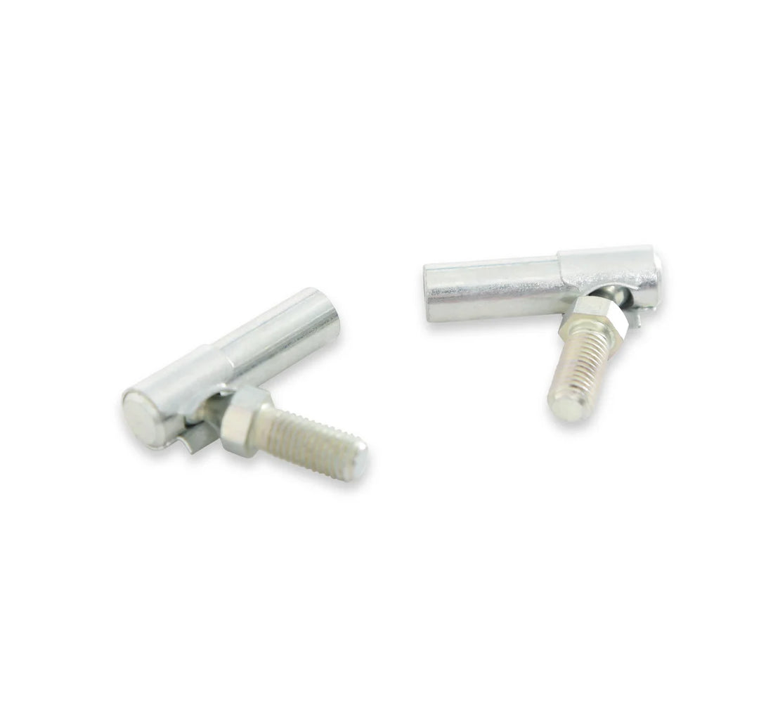 Mr Gasket Quick disconnect ball joints for carburetor linkage. - Back View