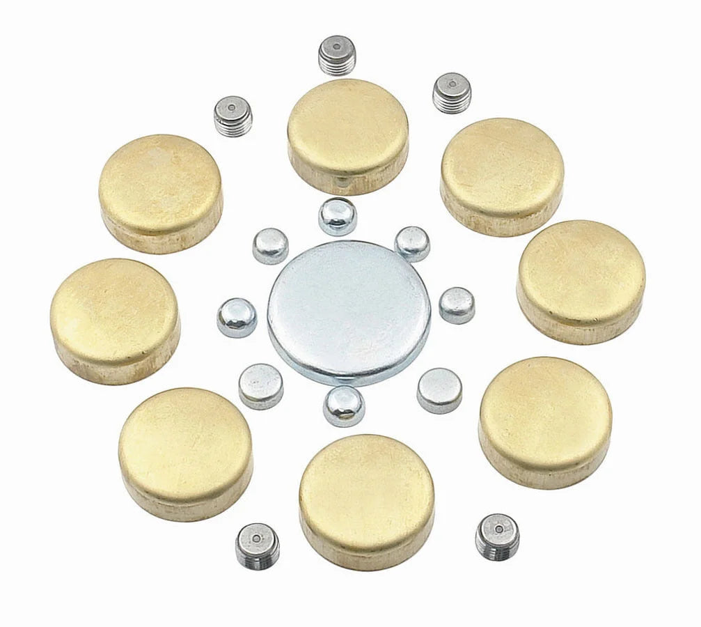 Mr Gasket SB Chvy Brass Freeze Plu 6481