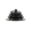 Load image into Gallery viewer, Mr Gasket Small Round Boot with 5-1/2 Inch Round Trim Ring. 1651 - Installation View