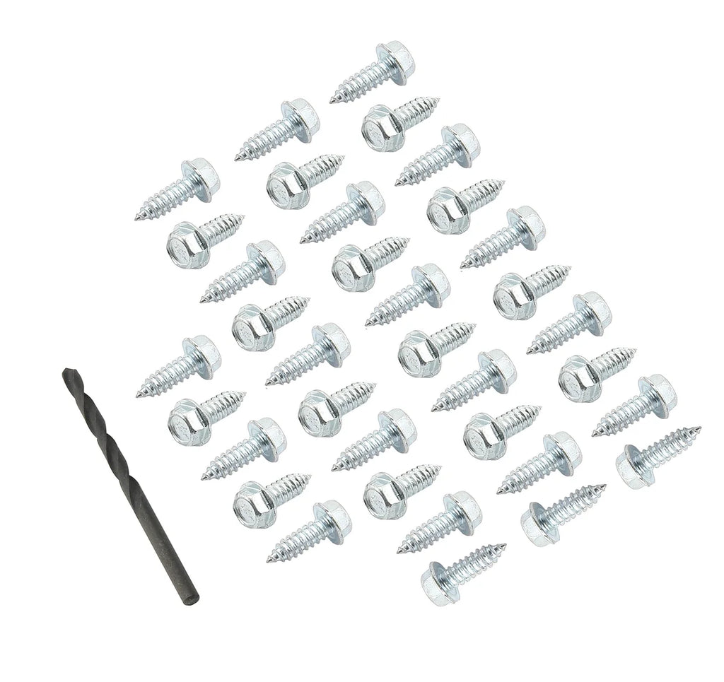 Mr Gasket Steel - 35 Pieces - Enough for Two Tires. Includes Drill Bit.