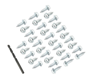 Mr Gasket Steel - 35 Pieces - Enough for Two Tires. Includes Drill Bit.