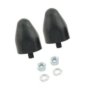 Mr Gasket These 2-1/2 Inch traction bar snubbers are manufactured from rubber - Main Product View