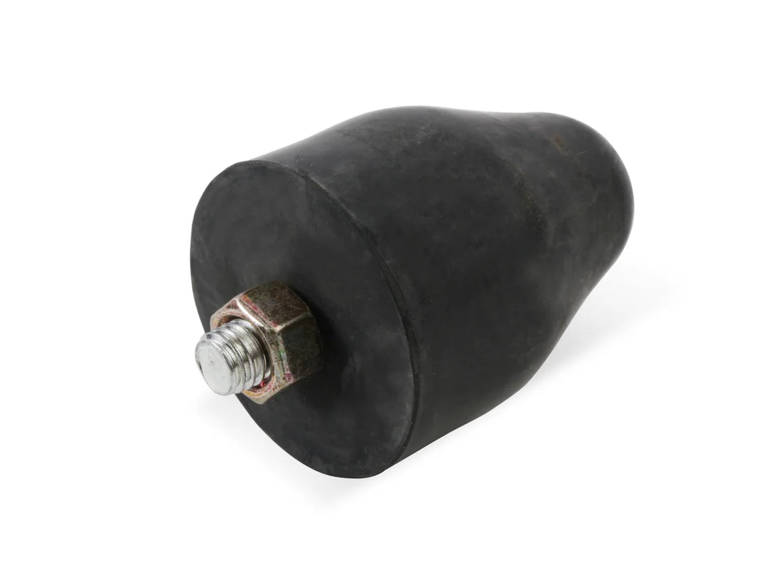 Mr Gasket These 2-1/2 Inch traction bar snubbers are manufactured from rubber - Installation View