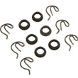 Load image into Gallery viewer, Mr Gasket This shifter and bushing kit includes 6 bushings and 6 clips.